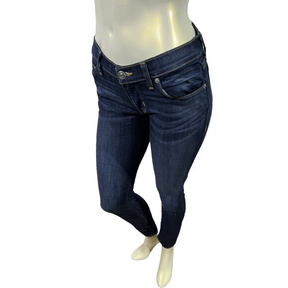 Hudson Krista Super Skinny Jeans Dark Wash Size 26 - Mid Rise Stretch Denim - Picture 14 of 16